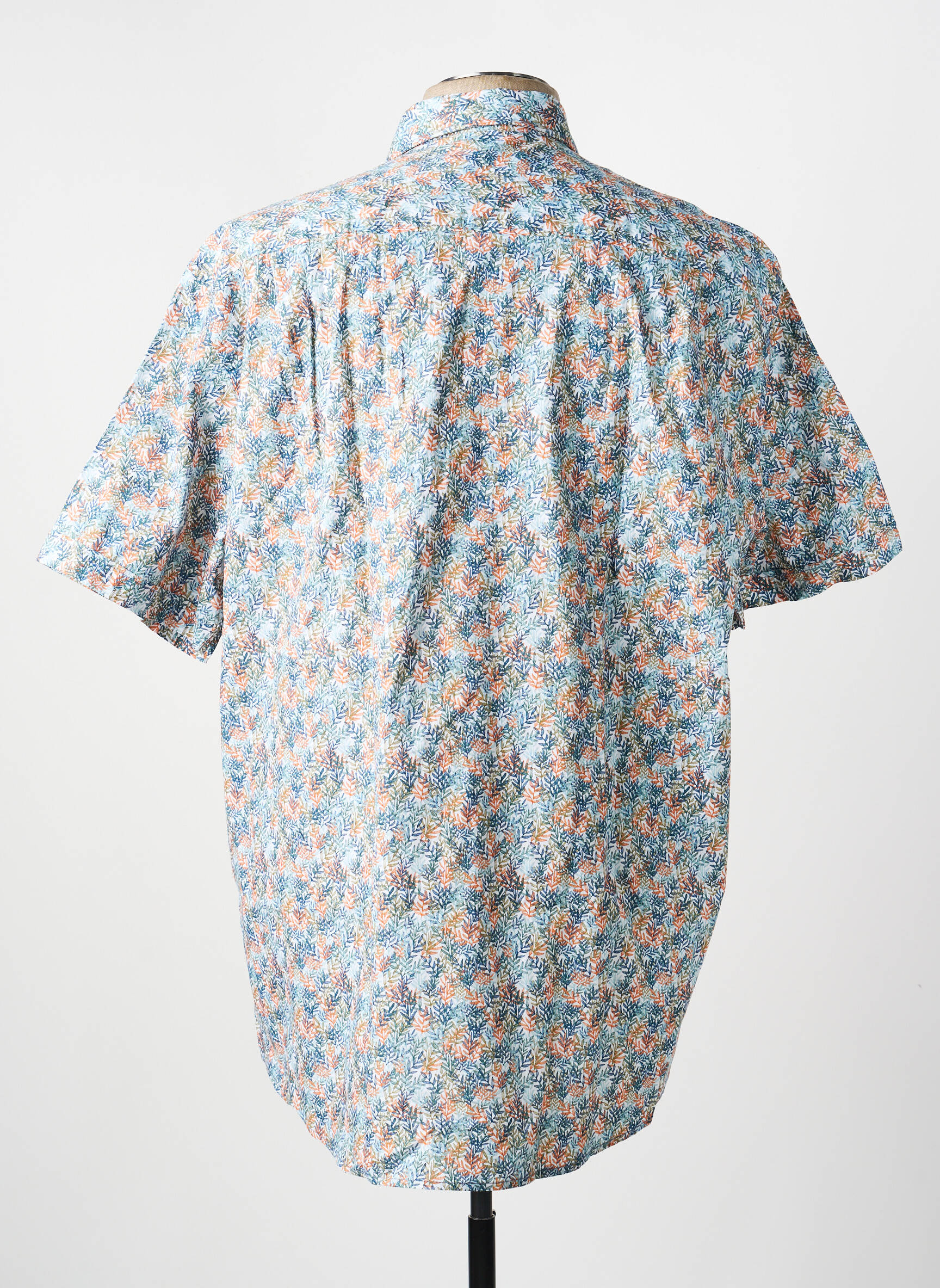 Chemise manches courtes poches bleu JUPITER homme