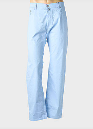 Pantalon droit stretch taille normale bleu PIERRE CARDIN homme