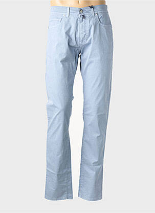 Pantalon droit stretch taille normale bleu PIERRE CARDIN homme