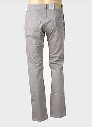 Pantalon droit stretch taille normale gris PIERRE CARDIN homme