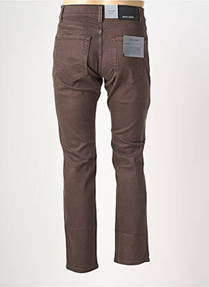 Jeans coupe slim stretch taille normale marron PIERRE CARDIN homme