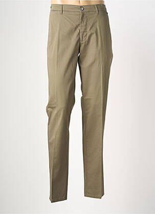 Pantalon chino stretch taille normale vert BRÜHL homme