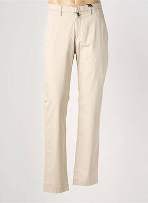 Pantalon chino stretch taille normale beige PIERRE CARDIN homme
