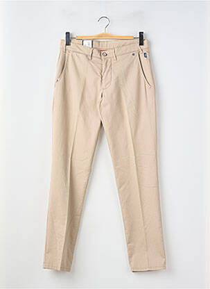 Pantalon chino stretch taille normale beige BRÜHL homme
