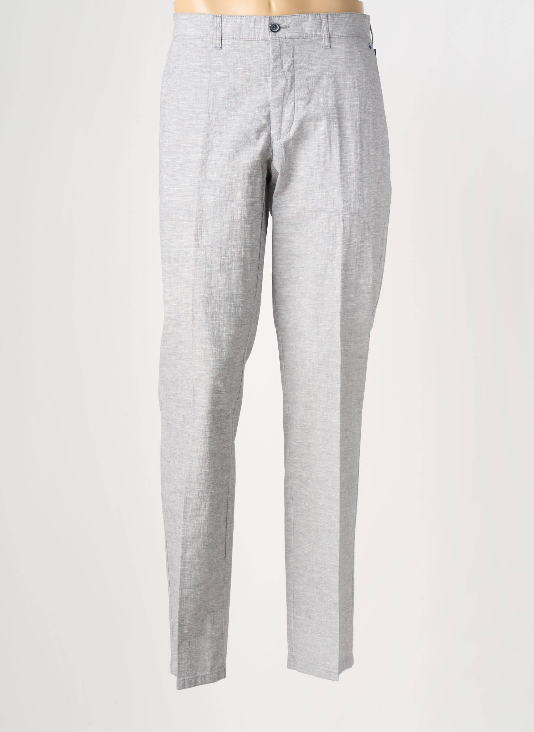 Pantalon chino stretch taille normale gris BRÜHL homme