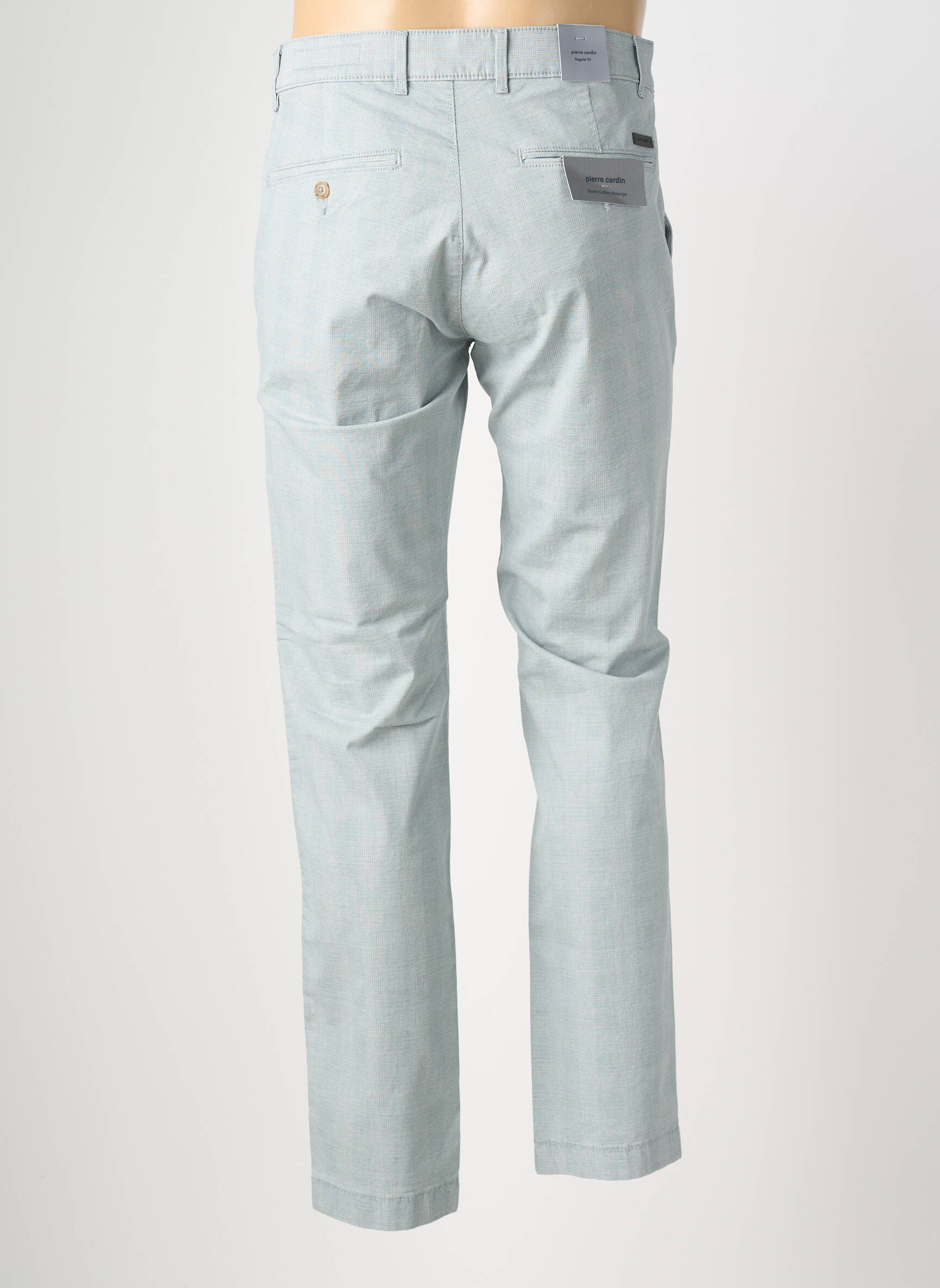 Pantalon chino stretch taille normale gris PIERRE CARDIN homme
