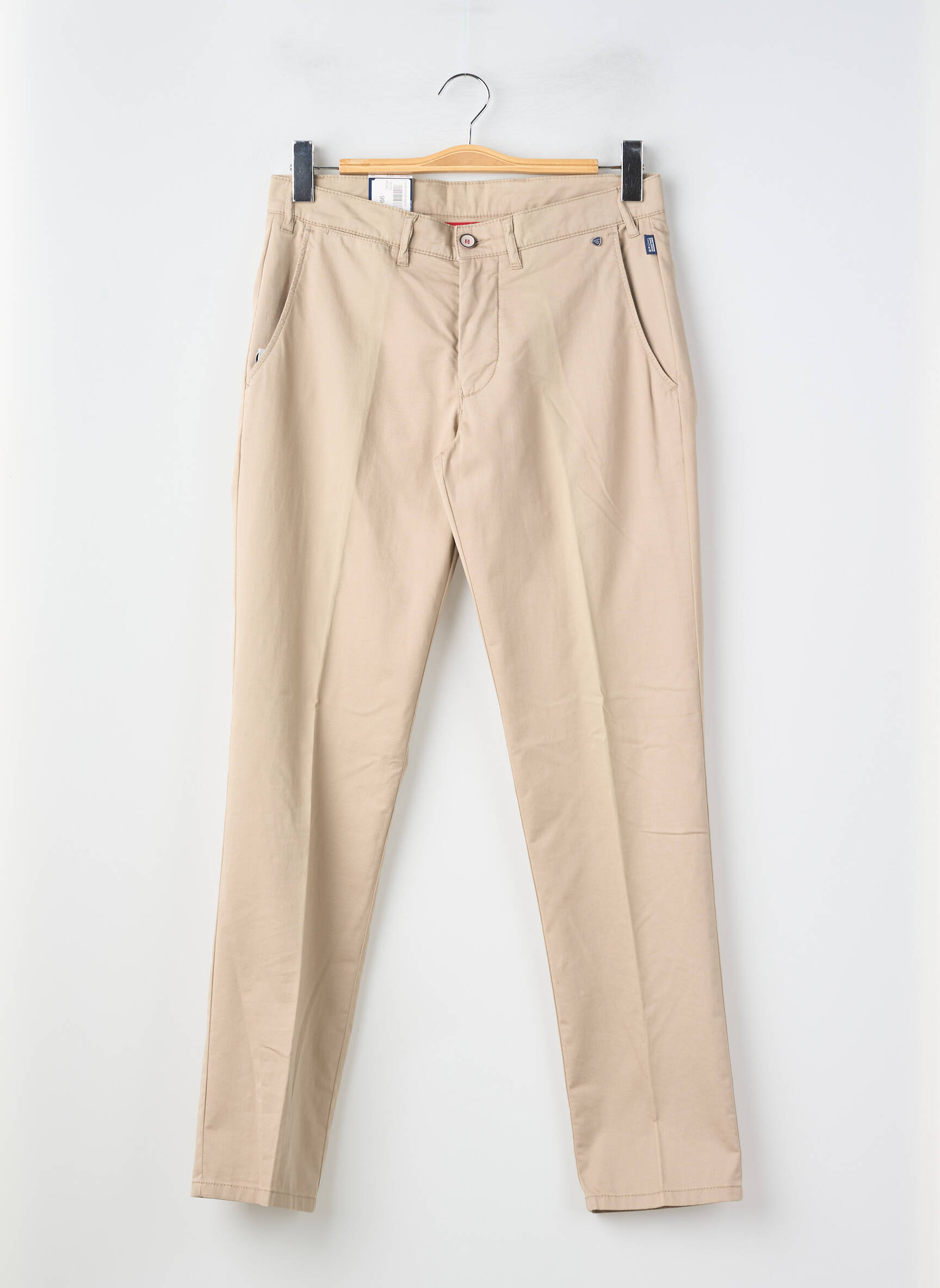 Pantalon chino stretch taille normale beige BRÜHL homme