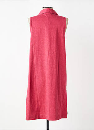 Robe mi-longue sans manche sans manche rose YERSE femme