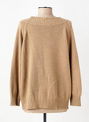Pull stretch manches longues marron MARIA BELLENTANI femme