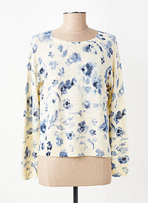 Pull stretch manches longues beige YERSE femme