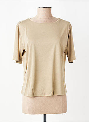 T-shirt stretch manches courtes vert YERSE femme