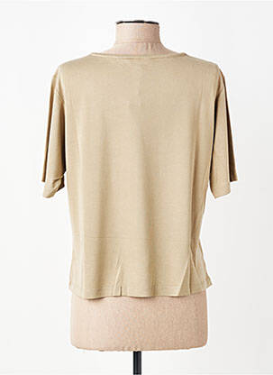 T-shirt stretch manches courtes vert YERSE femme