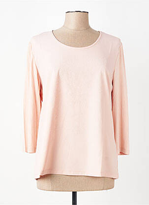 T-shirt manches 3/4 manches 3/4 rose BARBARA LEBEK femme