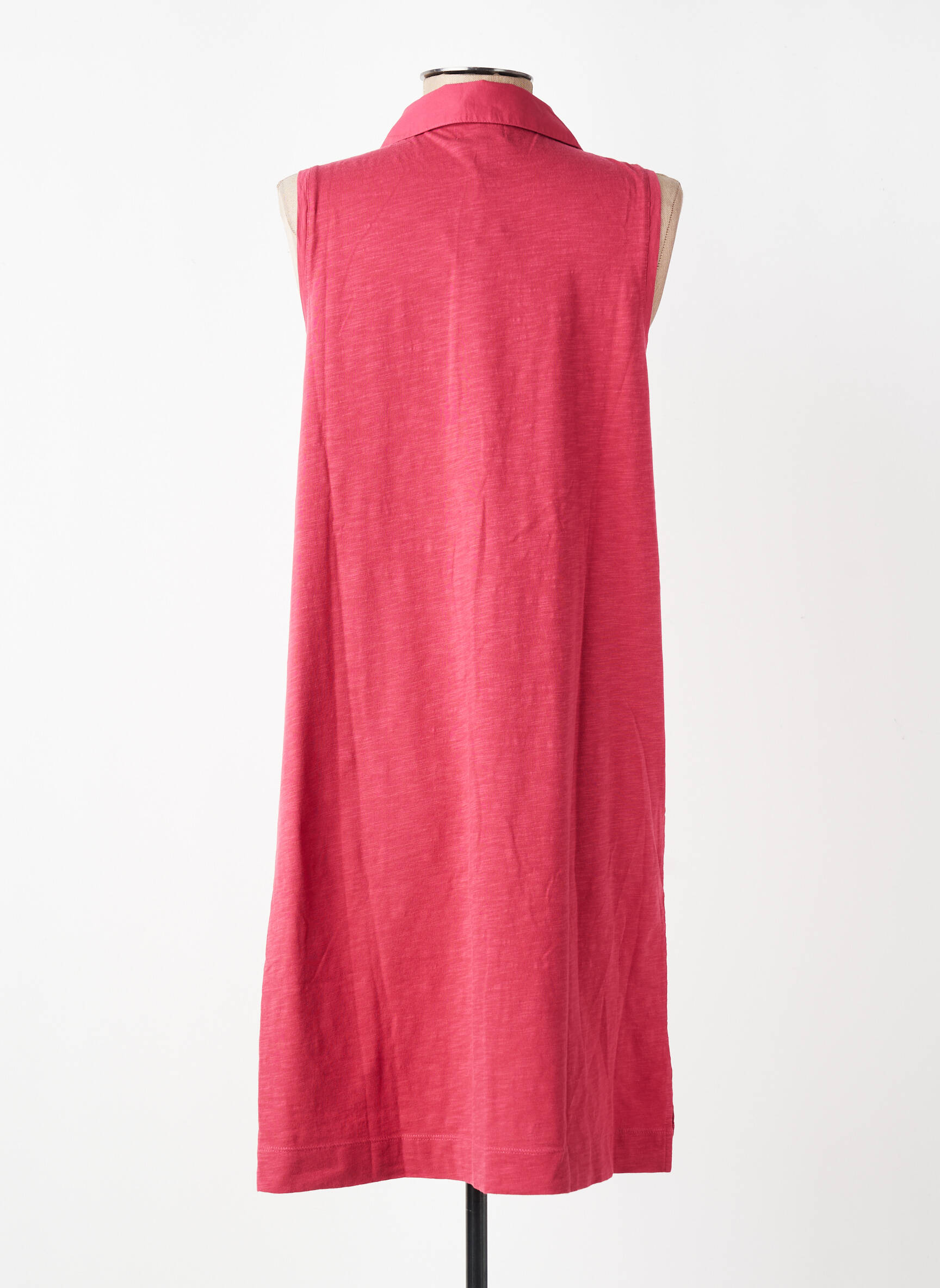 Robe mi-longue sans manche sans manche rose YERSE femme