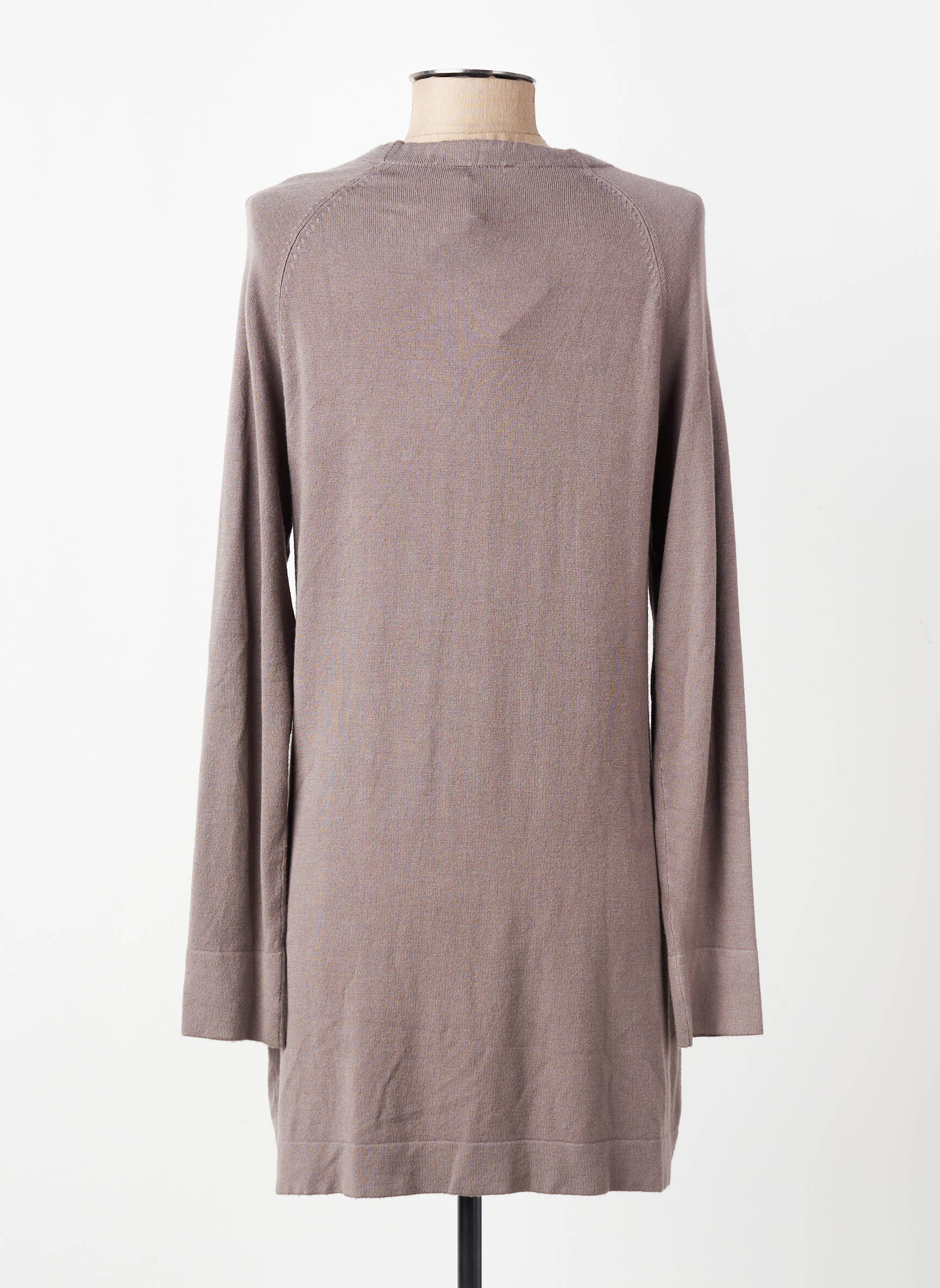 Gilet manches longues stretch gris BARBARA LEBEK femme
