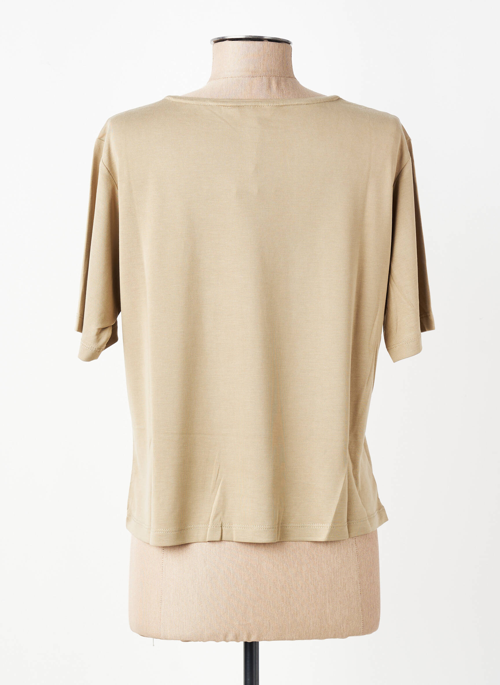 T-shirt stretch manches courtes vert YERSE femme