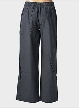 Pantalon large tissage popeline taille normale gris YERSE femme