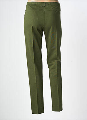 Pantalon slim taille élastique taille normale vert MARIA BELLENTANI femme