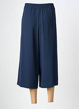 Pantacourt taille élastique taille normale bleu MARIA BELLENTANI femme