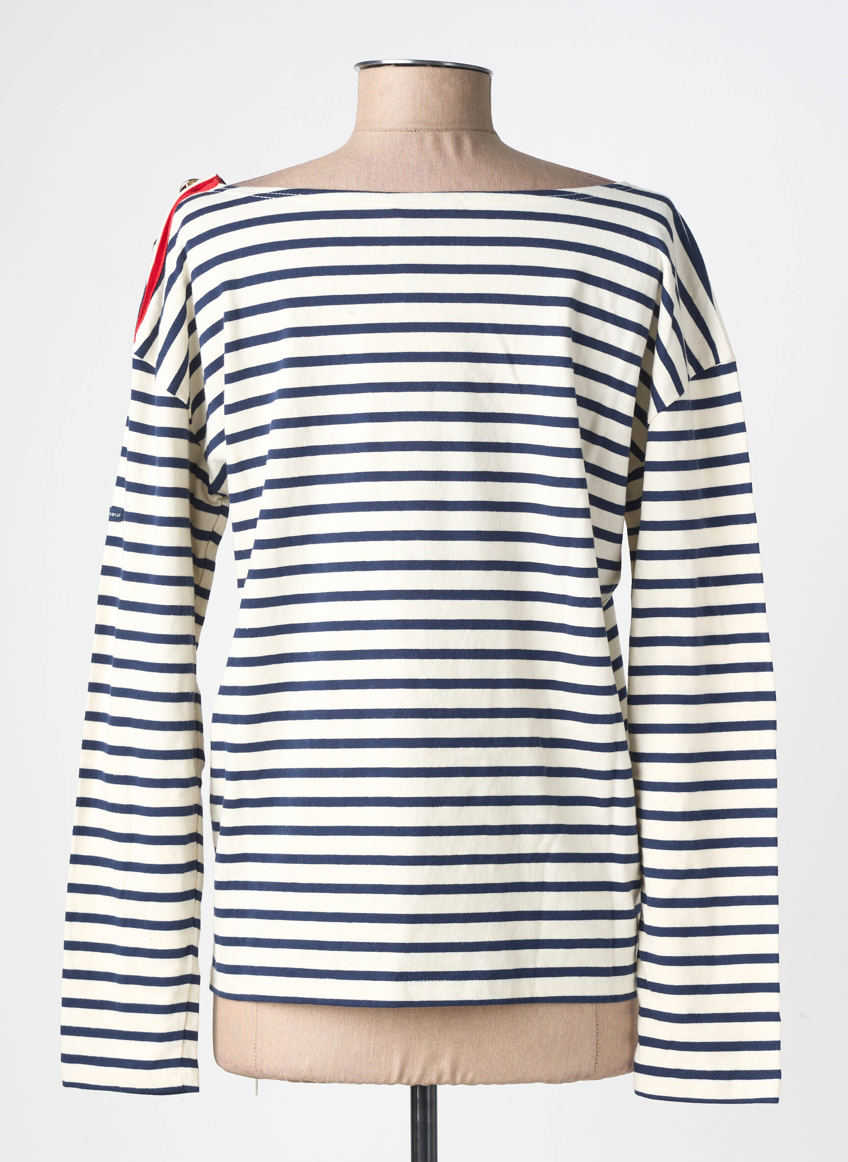 T-shirt manches longues manches longues bleu LE PETIT BAIGNEUR femme