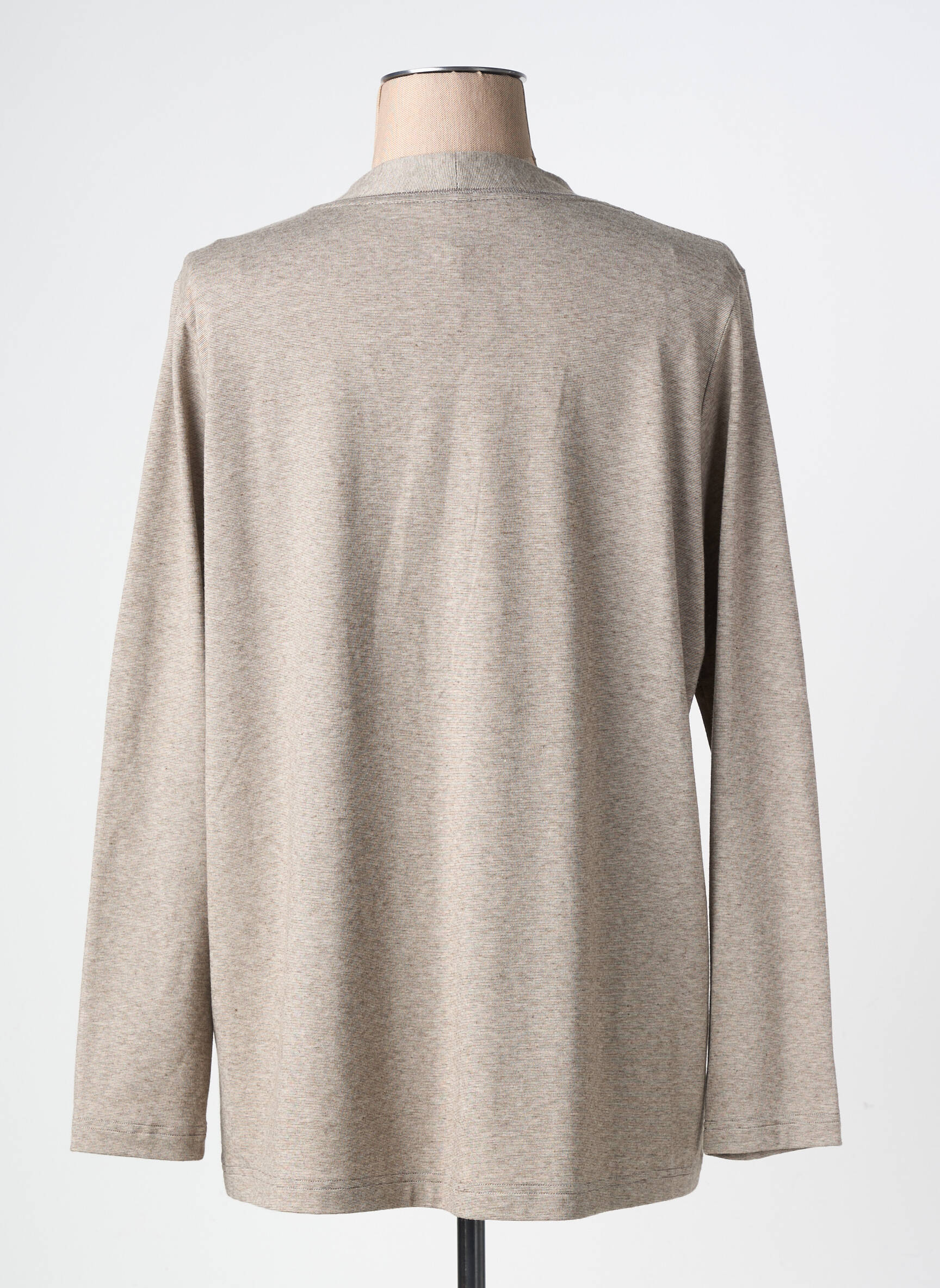 Gilet manches longues stretch marron RABE femme
