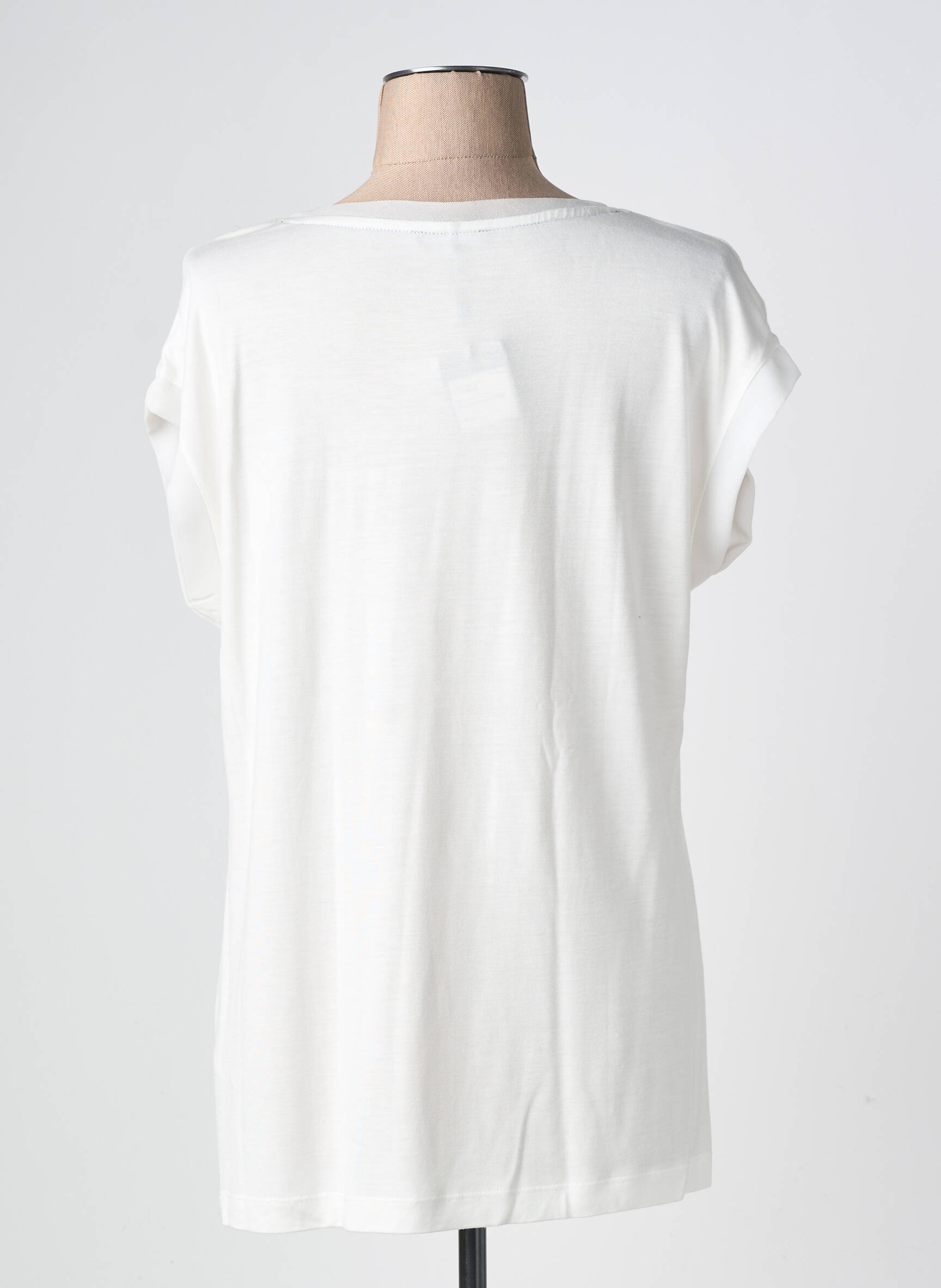 T-shirt imprimé fantaisie manches courtes bleu OLSEN femme
