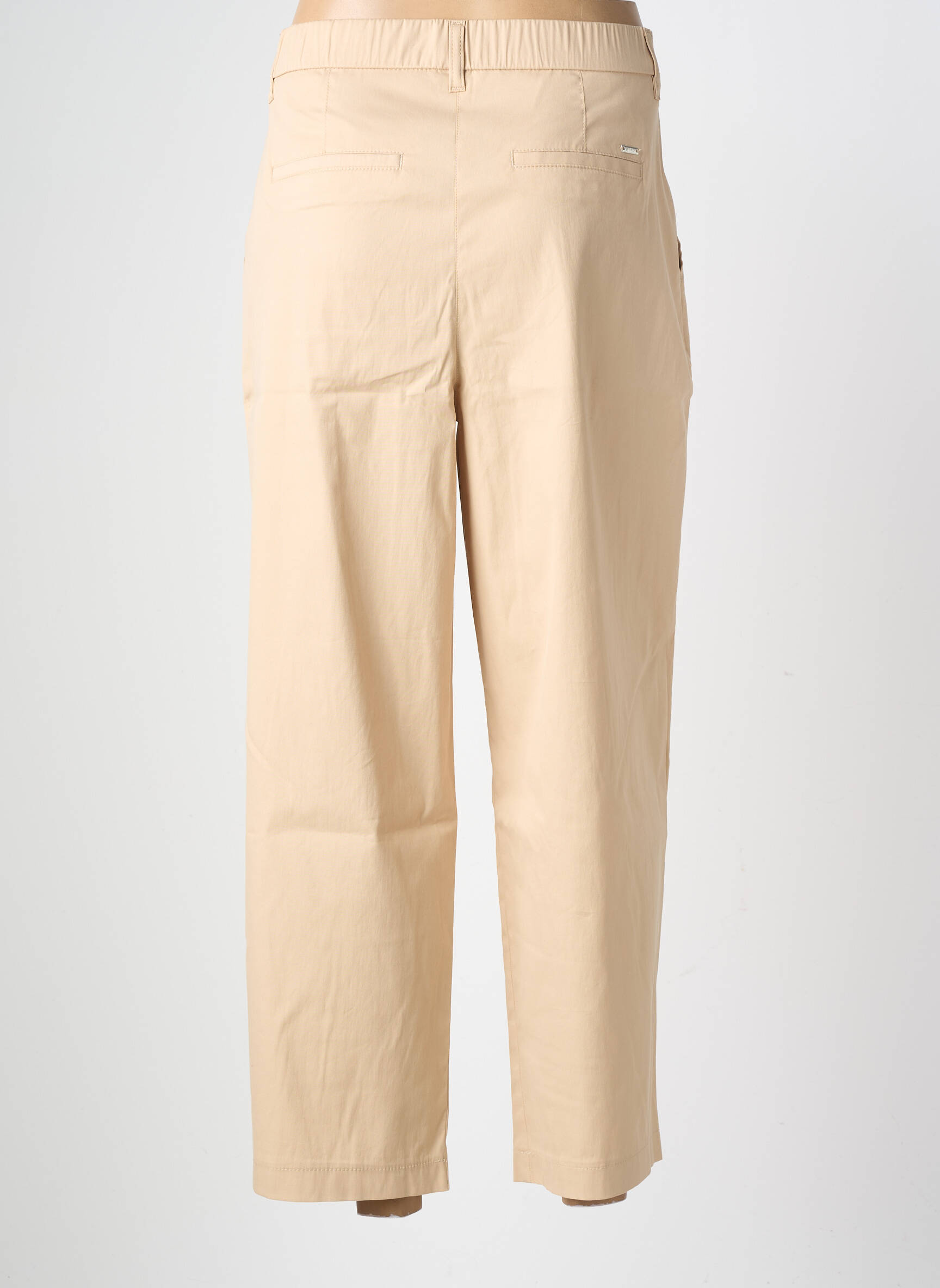 Pantalon 7/8 taille haute taille haute beige GARDEUR femme
