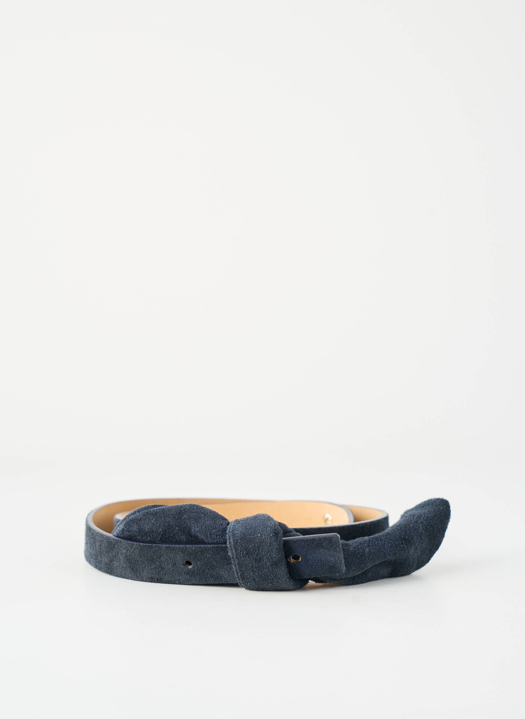 Ceinture fermeture pointe poinçonnée bleu TARA JARMON femme