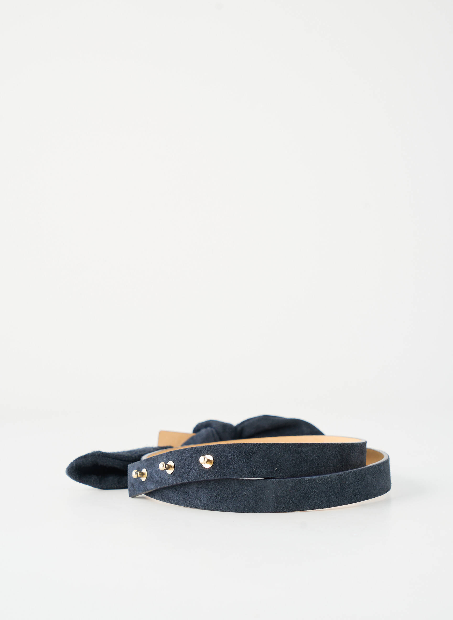 Ceinture fermeture pointe poinçonnée bleu TARA JARMON femme