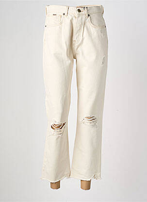 Jeans coupe droite taille normale taille normale beige PEPE JEANS femme