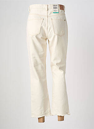 Jeans coupe droite taille normale taille normale beige PEPE JEANS femme