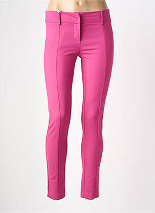 Pantalon slim tissage popeline taille normale rose PATRIZIA PEPE femme