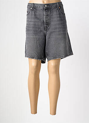 Short tissage denim taille normale gris LEVI'S femme