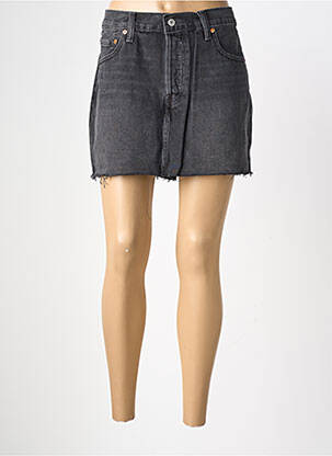Short tissage denim taille normale gris LEVI'S femme