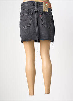 Short tissage denim taille normale gris LEVI'S femme