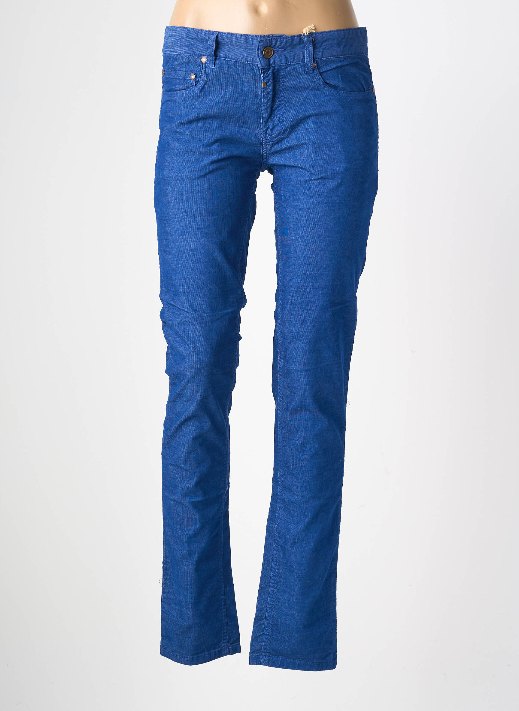Pantalon slim stretch taille normale bleu PEPE JEANS femme
