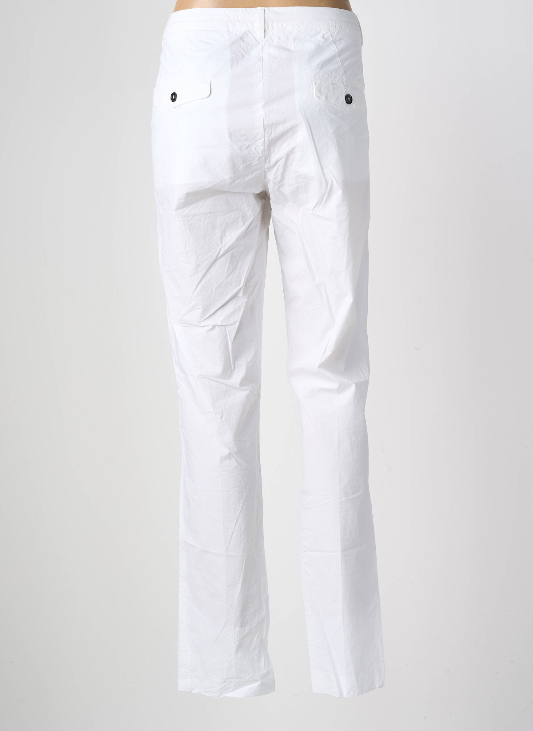 Pantalon chino poches taille normale blanc TRUE NYC homme