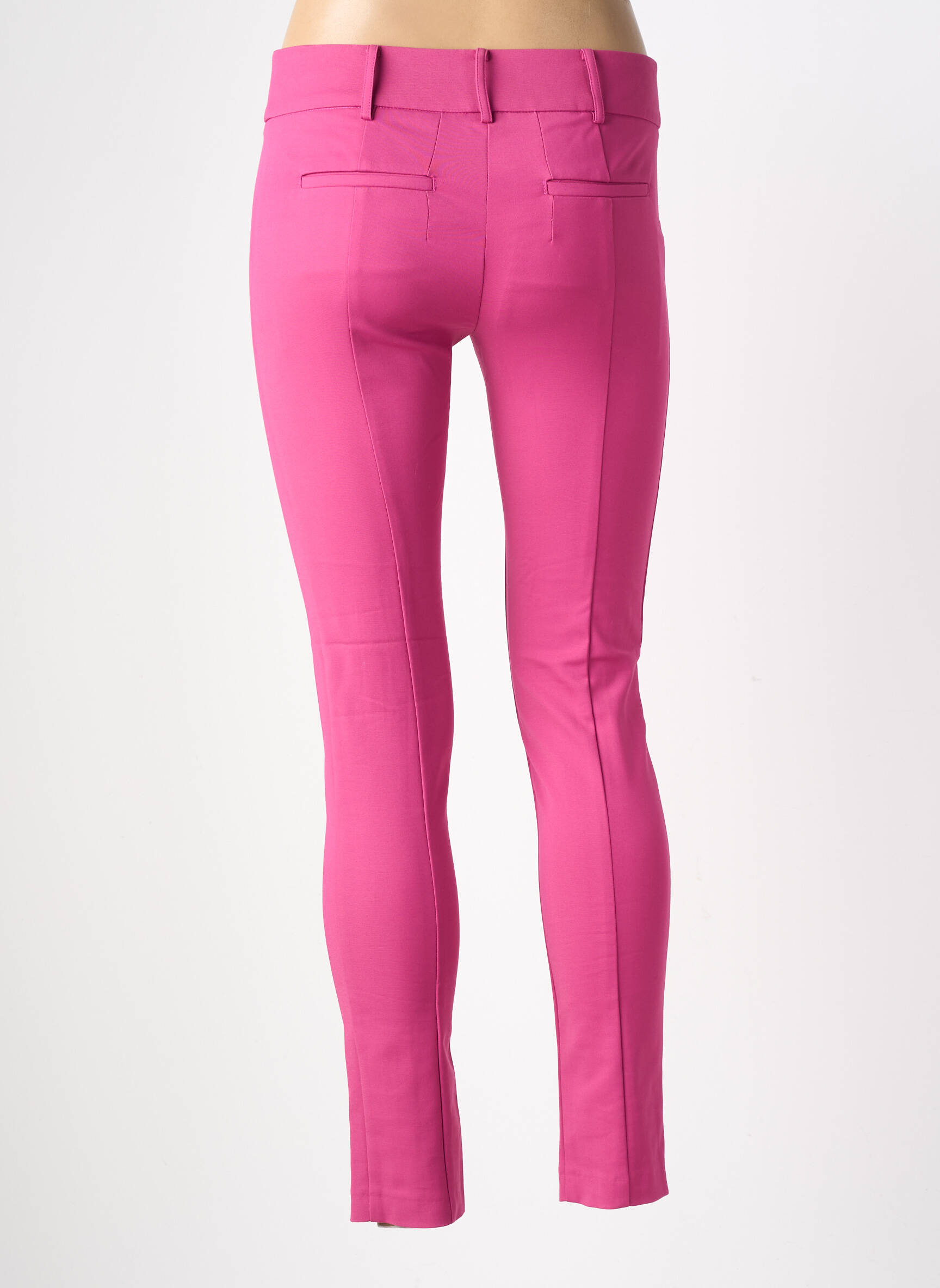 Pantalon slim tissage popeline taille normale rose PATRIZIA PEPE femme