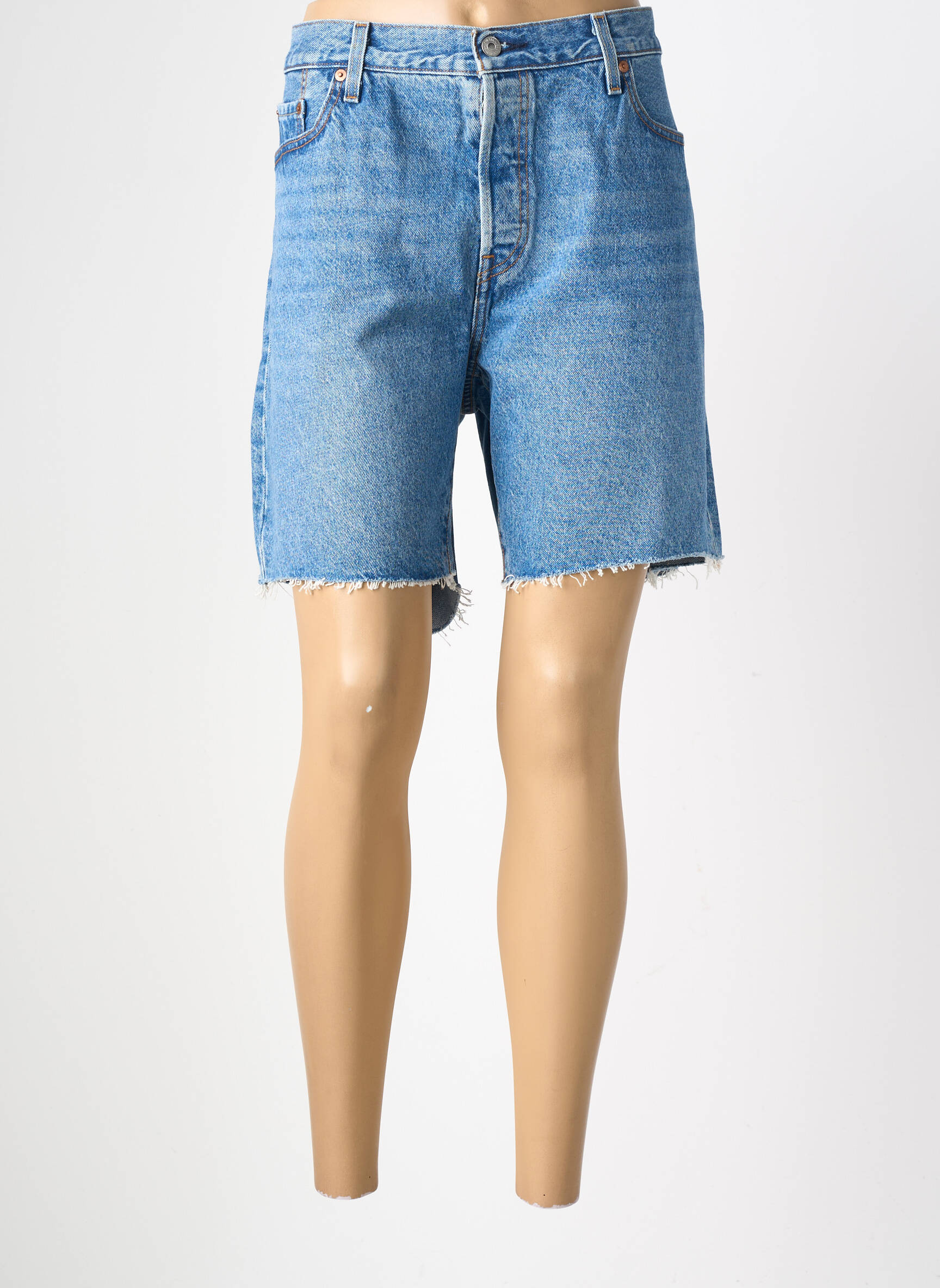 Short tissage denim taille normale bleu LEVI'S femme