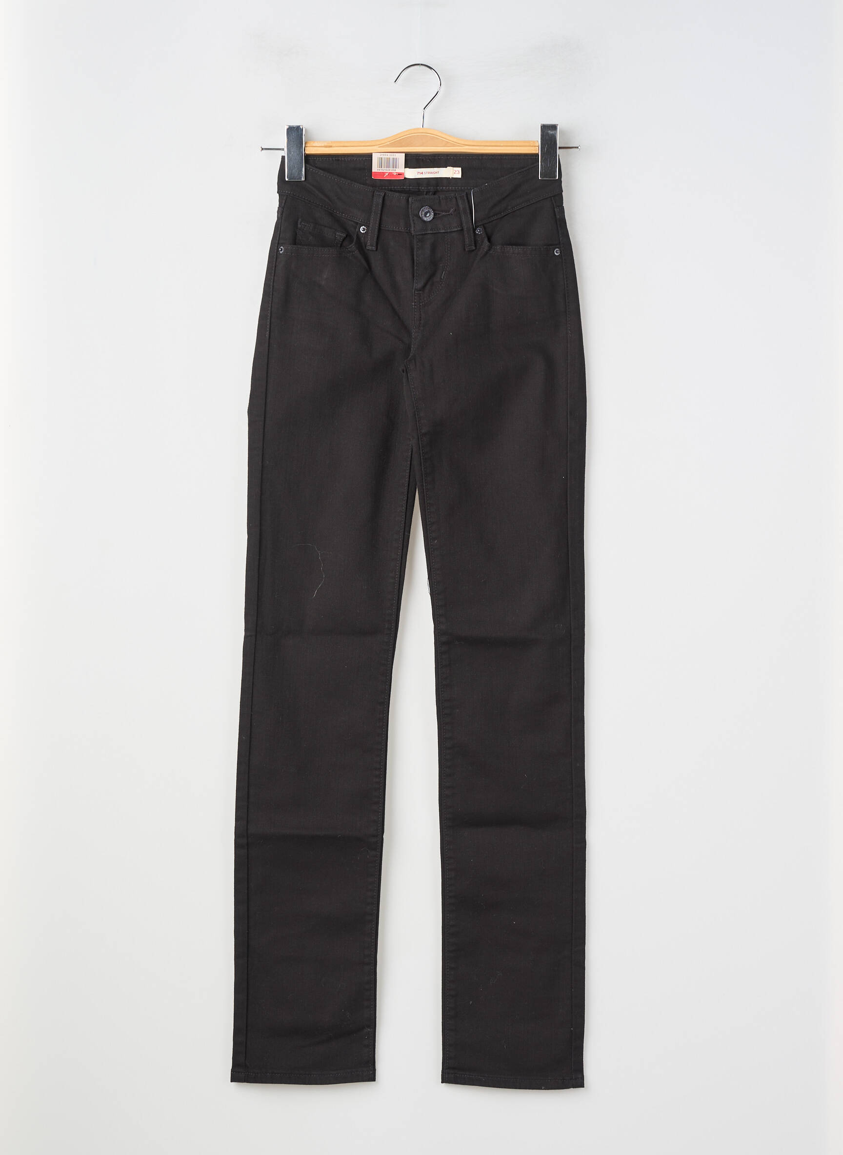 Jeans coupe slim stretch taille normale noir LEVI'S femme