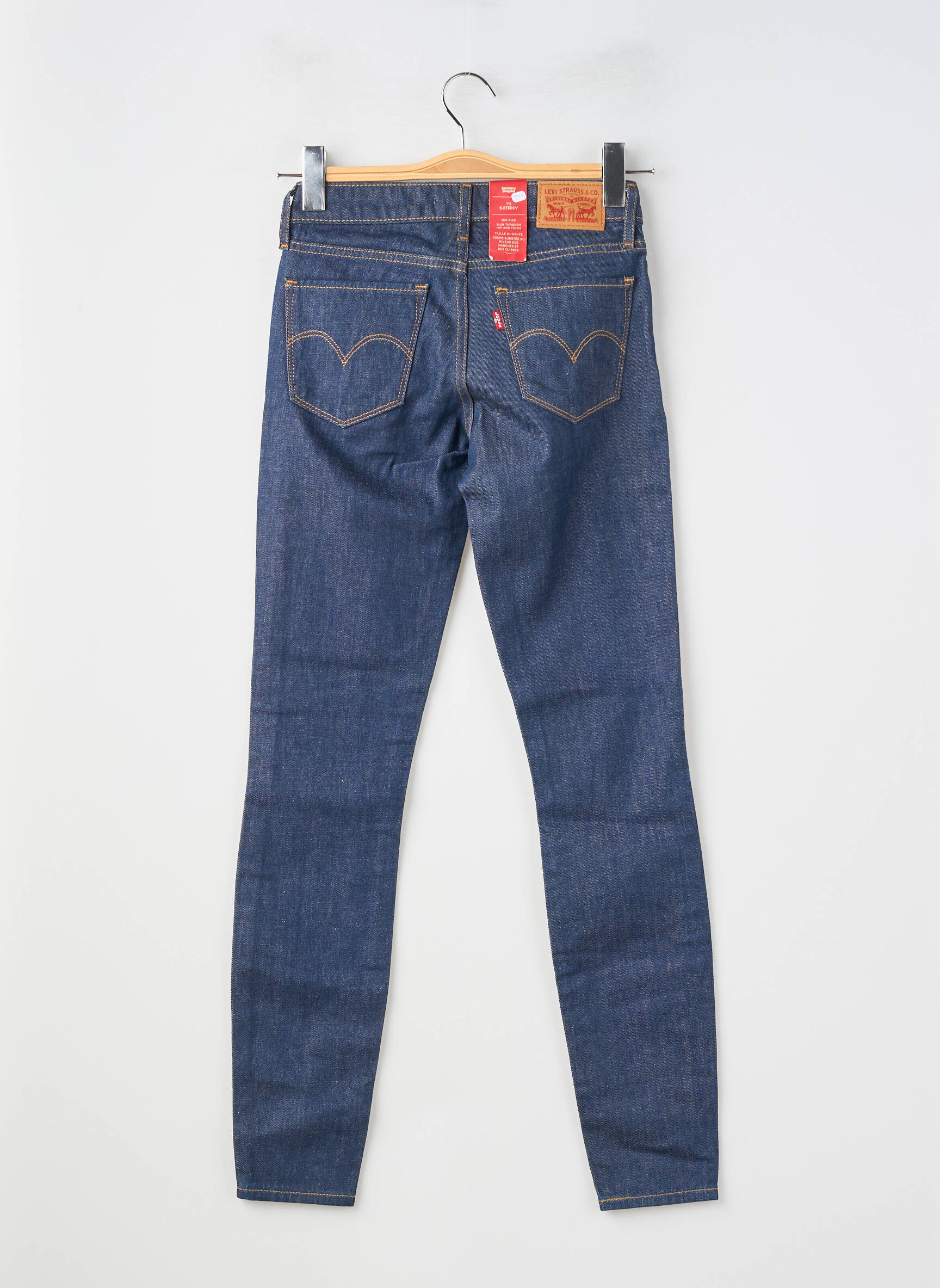 Jeans skinny taille normale taille normale bleu LEVI'S femme