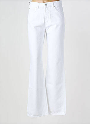 Jeans coupe large stretch taille normale blanc HAIKURE femme