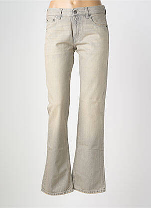 Jeans coupe droite broderie rivets taille normale gris HAIKURE femme