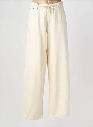 Jeans coupe large stretch taille normale beige SAMSOE & SAMSOE femme