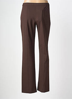 Pantalon droit stretch taille normale marron SAMSOE & SAMSOE femme