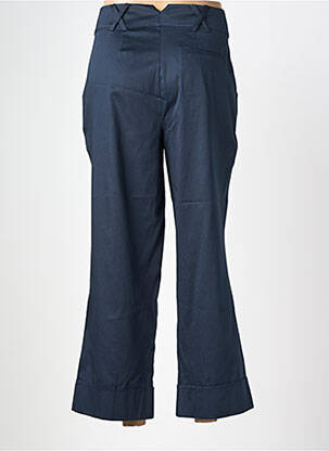 Pantalon droit stretch taille normale bleu HANA SAN femme