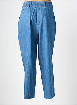 Pantalon droit stretch taille normale bleu HANA SAN femme