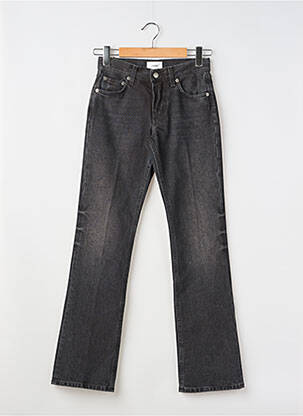 Jeans coupe droite stretch taille normale noir HAIKURE femme