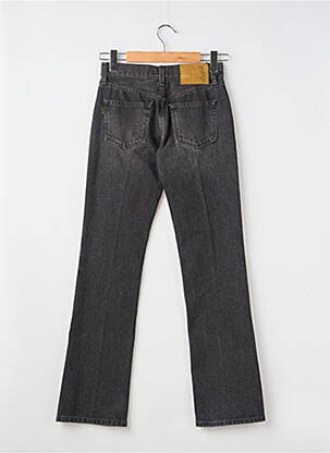 Jeans coupe droite stretch taille normale noir HAIKURE femme