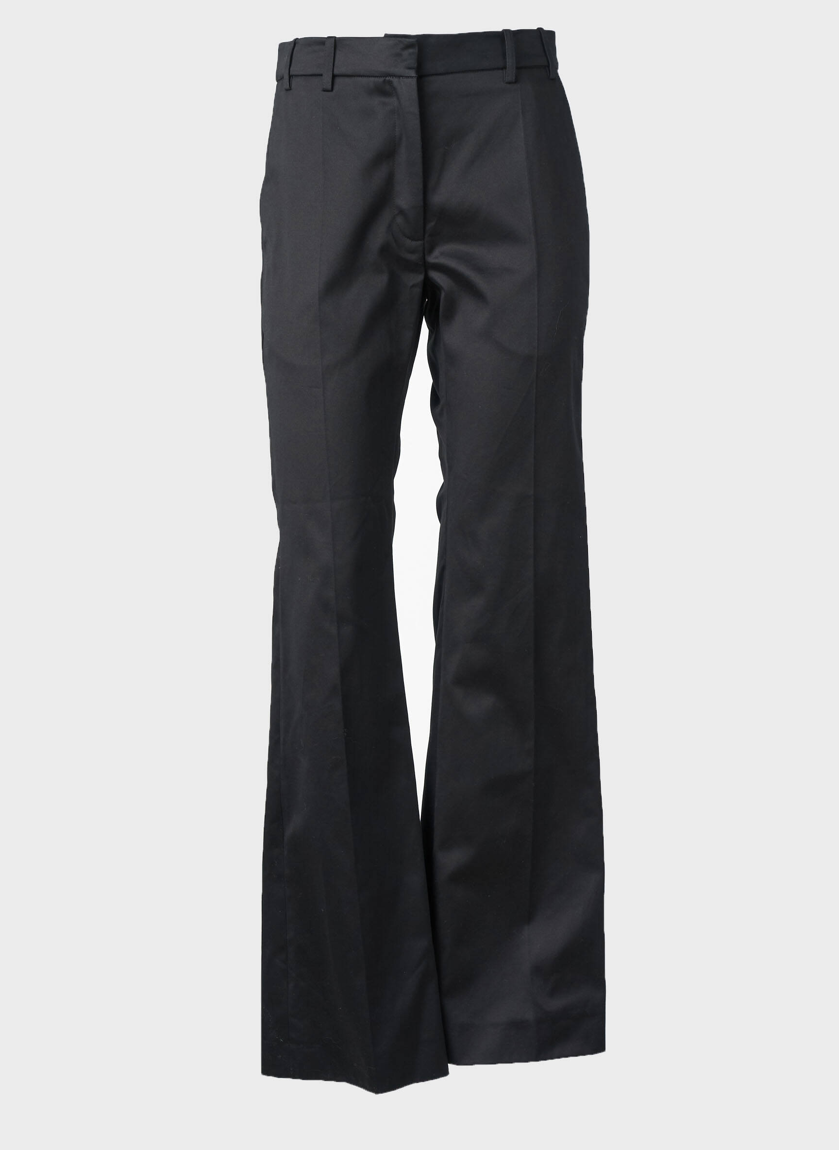 Pantalon flare stretch taille normale noir LAURENCE BRAS femme